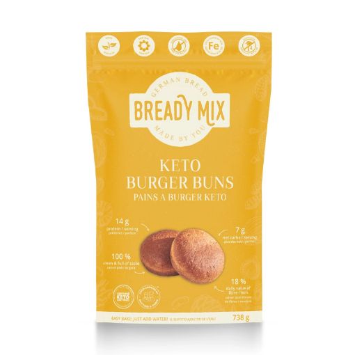 Picture of BREADY MIX - KETO BURGER BUNS 738GR